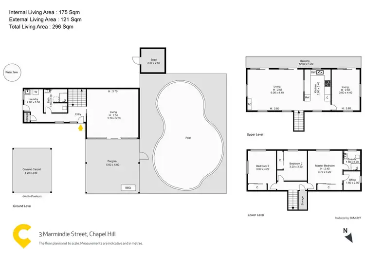 Floorplan of Homely house listing, 3 Marmindie Street, Chapel Hill QLD 4069