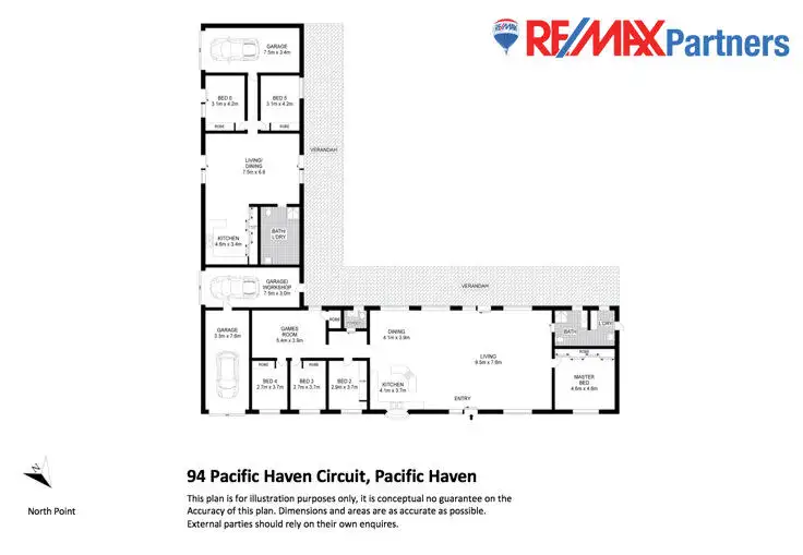 Floorplan of Homely rural property listing, 94 Pacific Haven Circuit, Pacific Haven QLD 4659