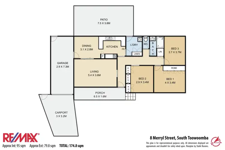 Floorplan of Homely house listing, 8 Merryl Street, South Toowoomba QLD 4350