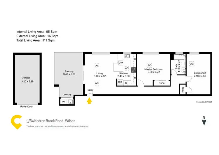 Floorplan of Homely apartment listing, 5/64 Kedron Brook Road, Wilston QLD 4051