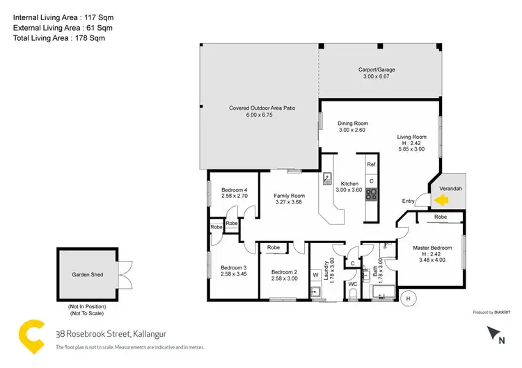Floorplan of Homely house listing, 38 Rosebrook Street, Kallangur QLD 4503