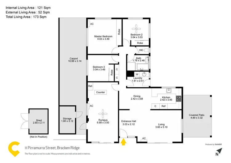 Floorplan of Homely house listing, 11 Pirramurra Street, Bracken Ridge QLD 4017