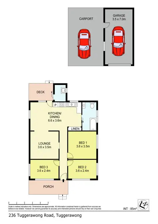Floorplan of Homely house listing, 236 Tuggerawong Road, Tuggerawong NSW 2259
