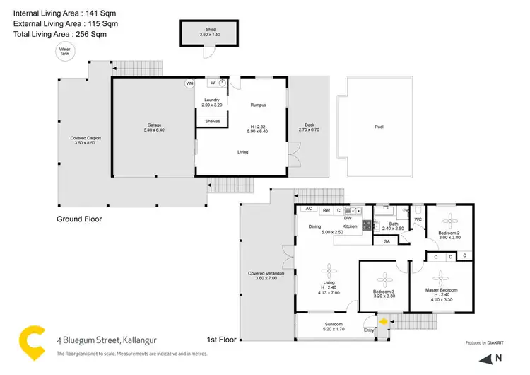 Floorplan of Homely house listing, 4 Bluegum Street, Kallangur QLD 4503