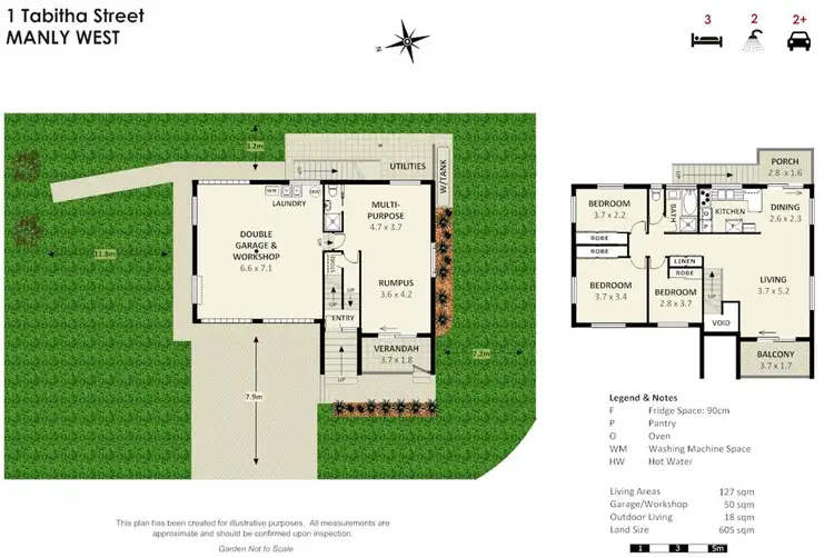 Floorplan of Homely house listing, 1 Tabitha Street, Manly West QLD 4179