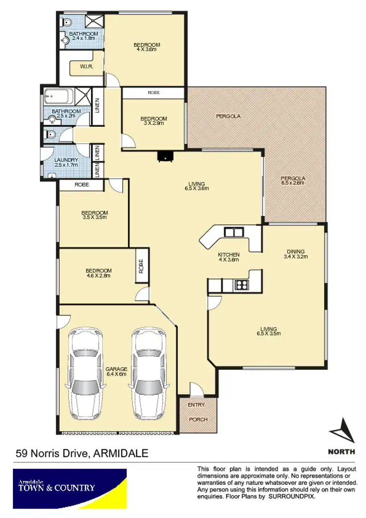 Floorplan of Homely house listing, 59 Norris Drive, Armidale NSW 2350