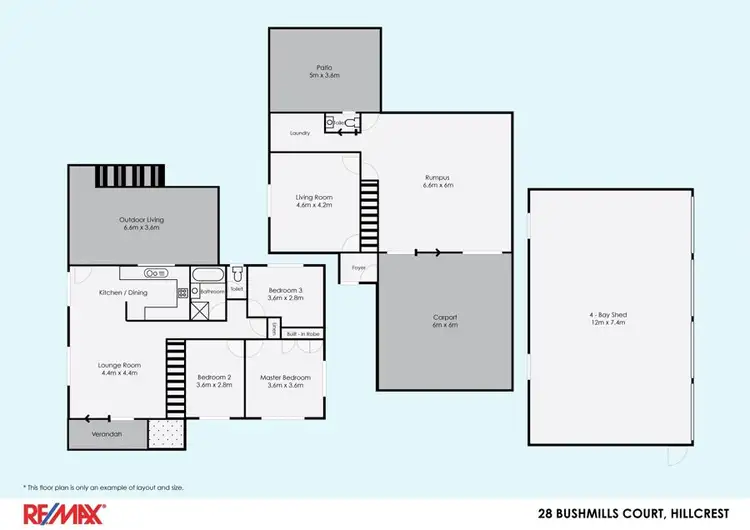 Floorplan of Homely land listing, 28 Bushmills st, Hillcrest QLD 4118