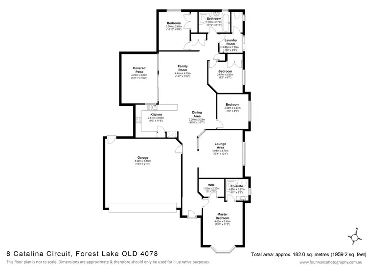 Floorplan of Homely house listing, 8 Catalina Cct, Forest Lake QLD 4078