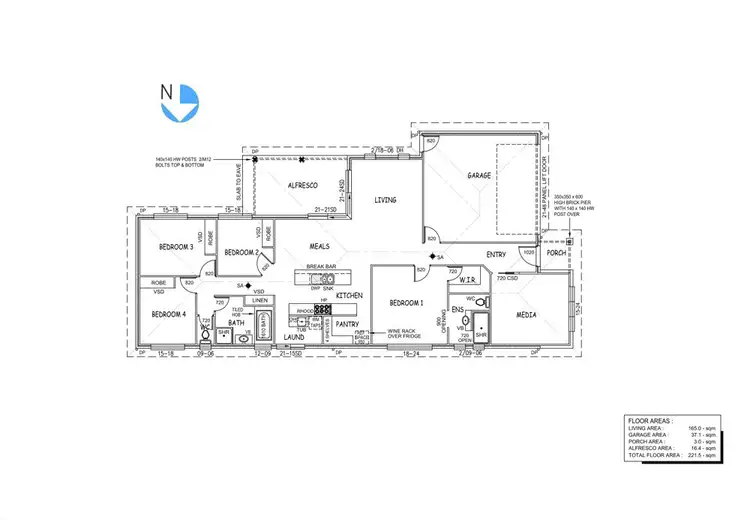 Floorplan of Homely house listing, 1 Grainger Circuit, Burpengary QLD 4505