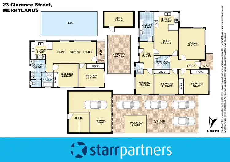 Floorplan of Homely house listing, 23 Clarence Street, Merrylands NSW 2160