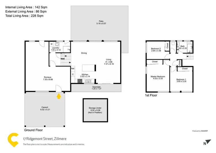 Floorplan of Homely house listing, 17 Ridgmont Street, Zillmere QLD 4034