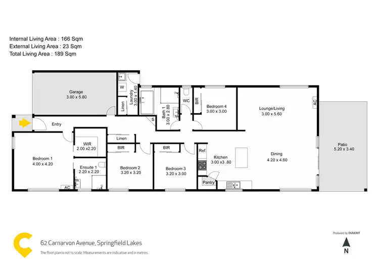 Floorplan of Homely house listing, 62 Carnarvon Avenue, Springfield Lakes QLD 4300