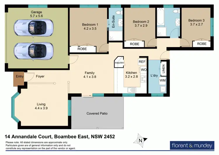Floorplan of Homely house listing, 14 Annandale Ct, Boambee East NSW 2452
