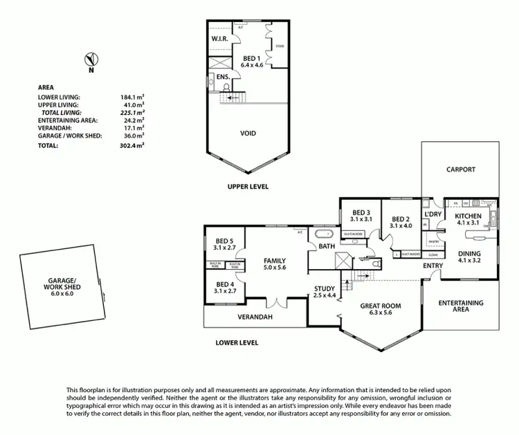 Floorplan of Homely rural property listing, 250 Blockers Road, Basket Range SA 5138