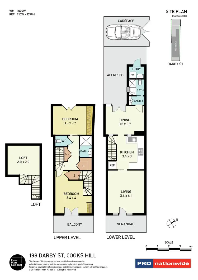 Floorplan of Homely house listing, 198 Darby Street, Cooks Hill NSW 2300