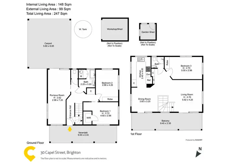 Floorplan of Homely house listing, 30 Capel Street, Brighton QLD 4017