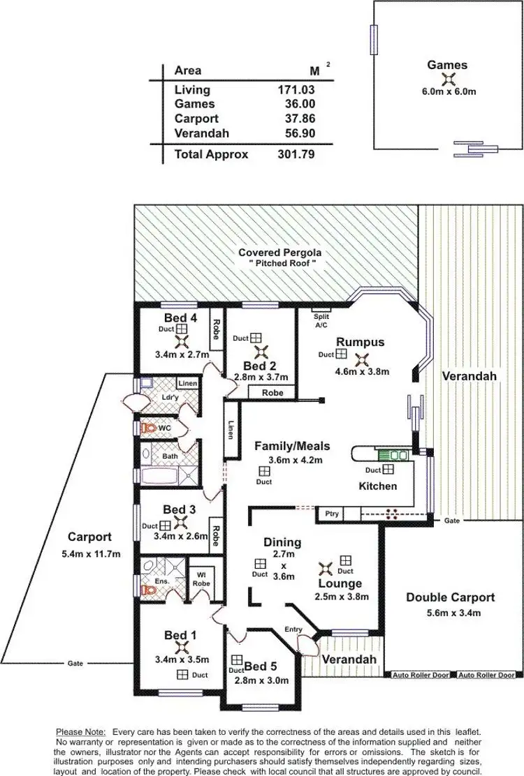 Floorplan of Homely house listing, 10 Prosperity Way, Andrews Farm SA 5114