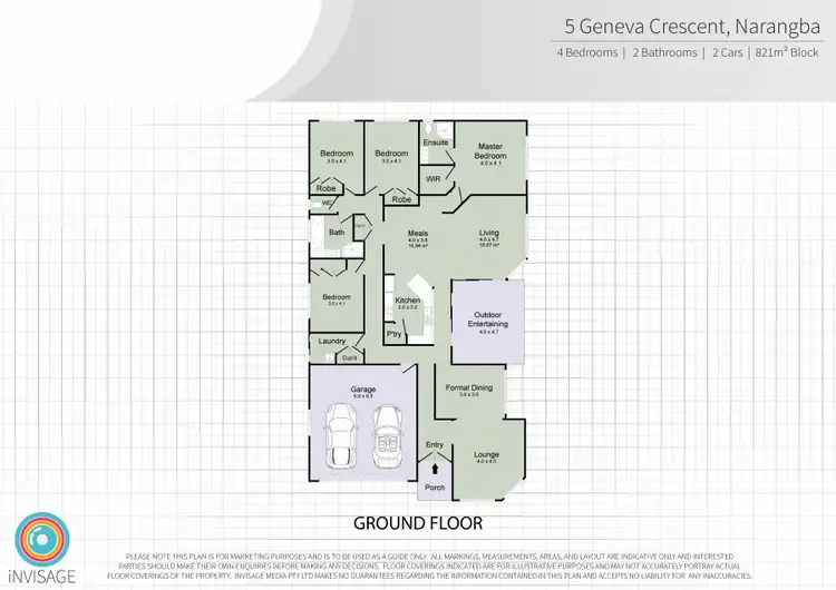 Floorplan of Homely house listing, 5 Geneva Crescent, Narangba QLD 4504