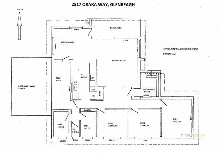 Floorplan of Homely rural property listing, 2517 Orara Way, Glenreagh NSW 2450