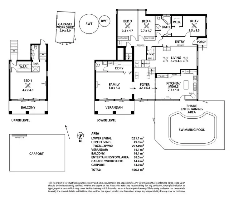 Floorplan of Homely house listing, 57 Roper, Murray Bridge SA 5253