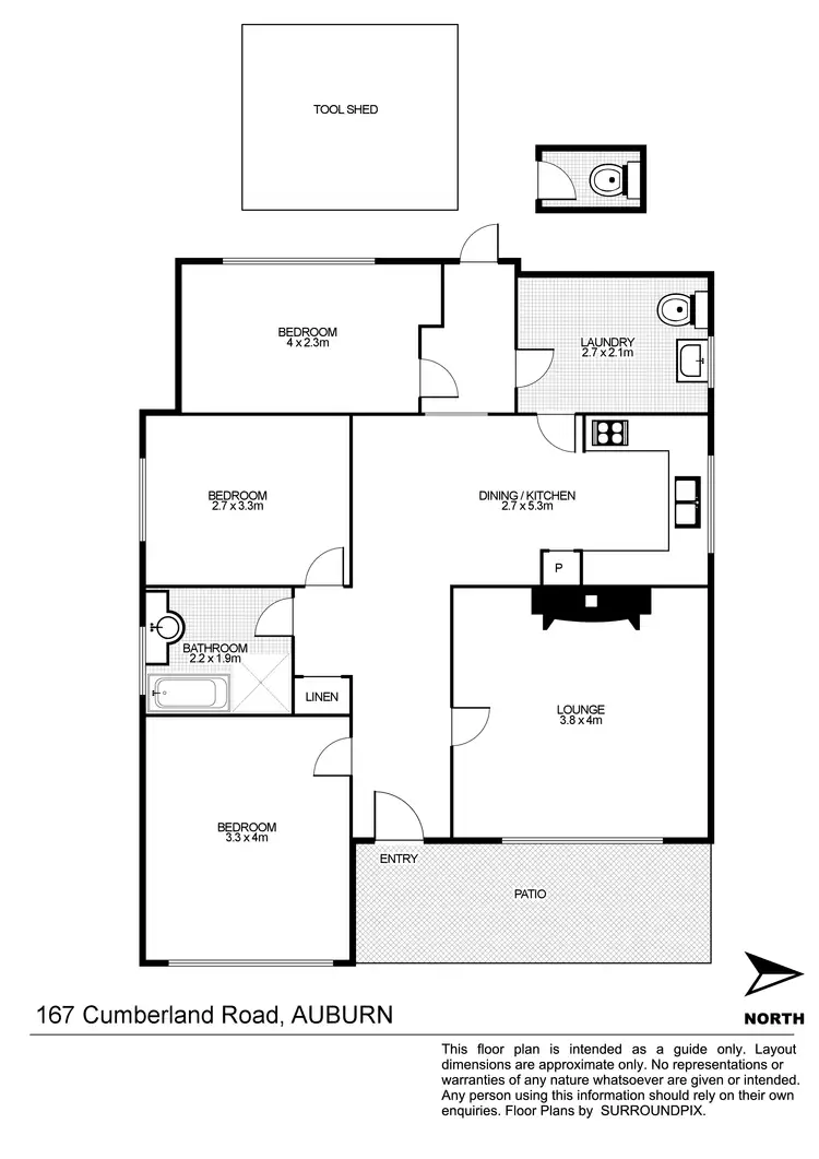 Floorplan of Homely house listing, 167 Cumberland Rd, Auburn NSW 2144