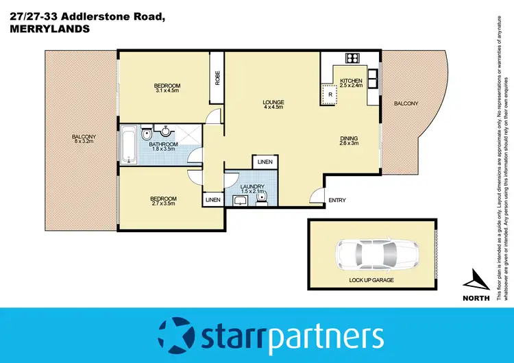 Floorplan of Homely unit listing, 27/27-33 Addlestone Road, Merrylands NSW 2160