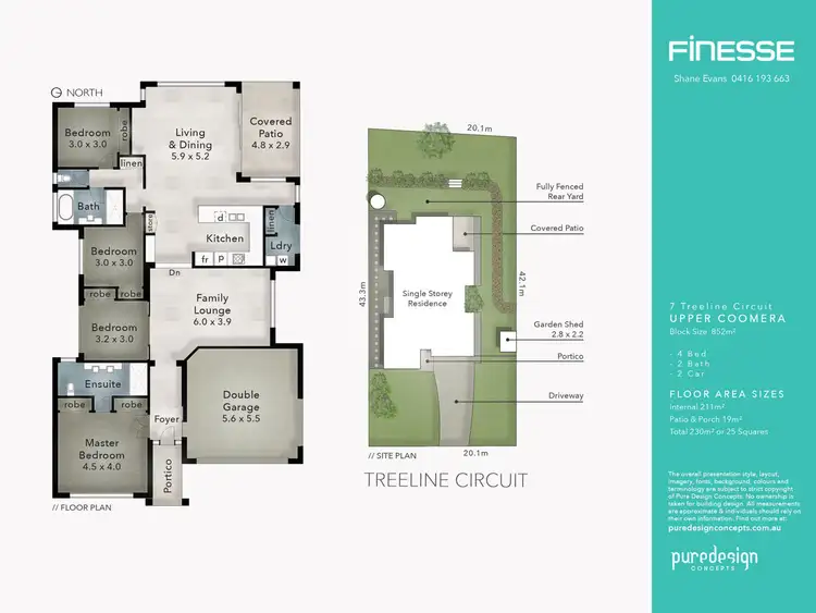 Floorplan of Homely house listing, 7 Treeline Circuit, Upper Coomera QLD 4209