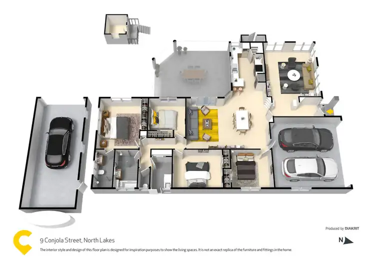 Floorplan of Homely house listing, 9 Conjola Street, North Lakes QLD 4509