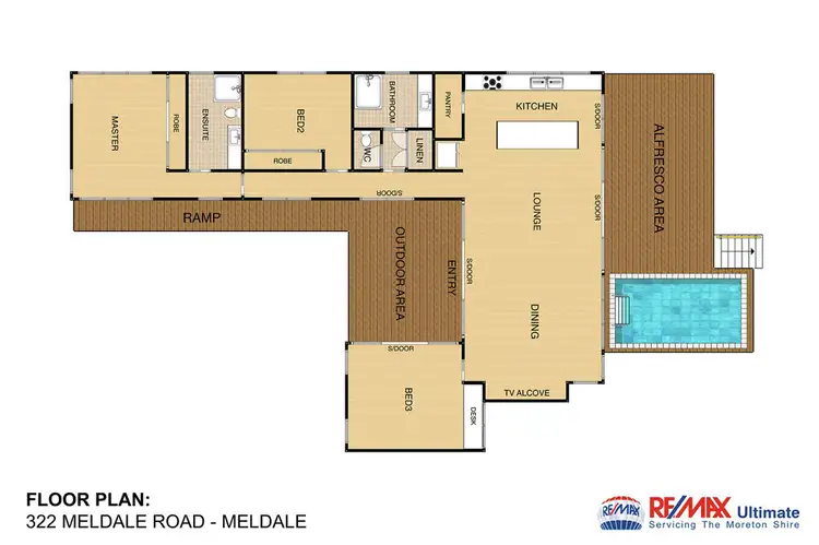 Floorplan of Homely house listing, 322 Meldale Road, Meldale QLD 4510