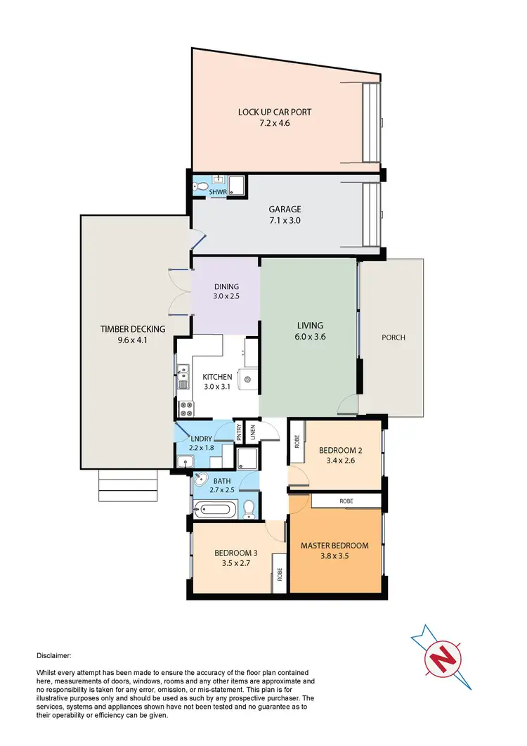 Floorplan of Homely house listing, 46 Geraldine Ave, Baulkham Hills NSW 2153