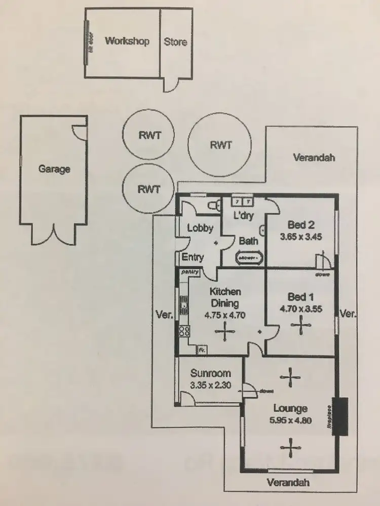 Floorplan of Homely rural property listing, 882 Milang Road, Angas Plains SA 5255