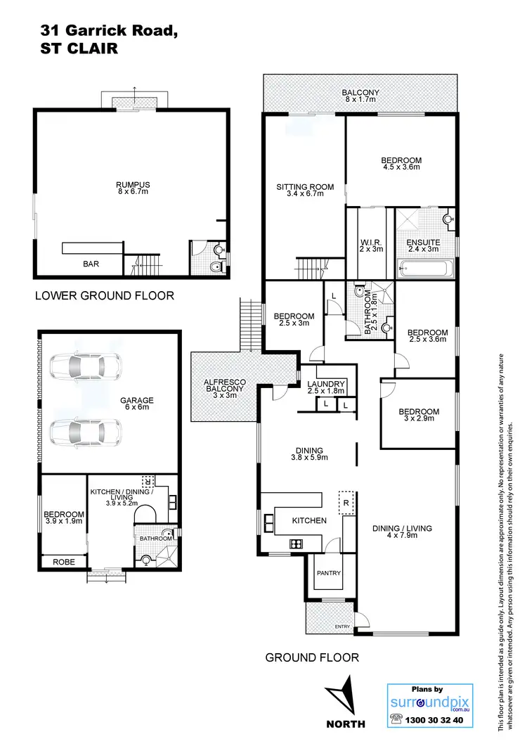 Floorplan of Homely house listing, 31 Garrick Road, St Clair NSW 2759
