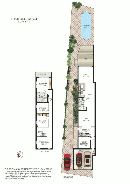 Floorplan of Homely house listing, 614 Old South Head Road, Rose Bay NSW 2029