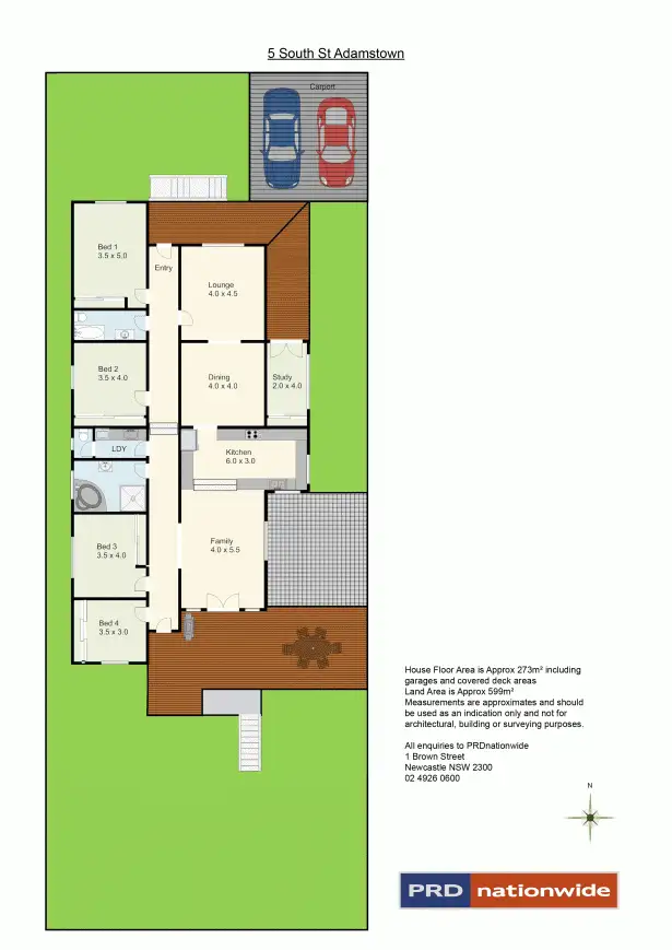 Floorplan of Homely house listing, 5 South Street, Adamstown NSW 2289