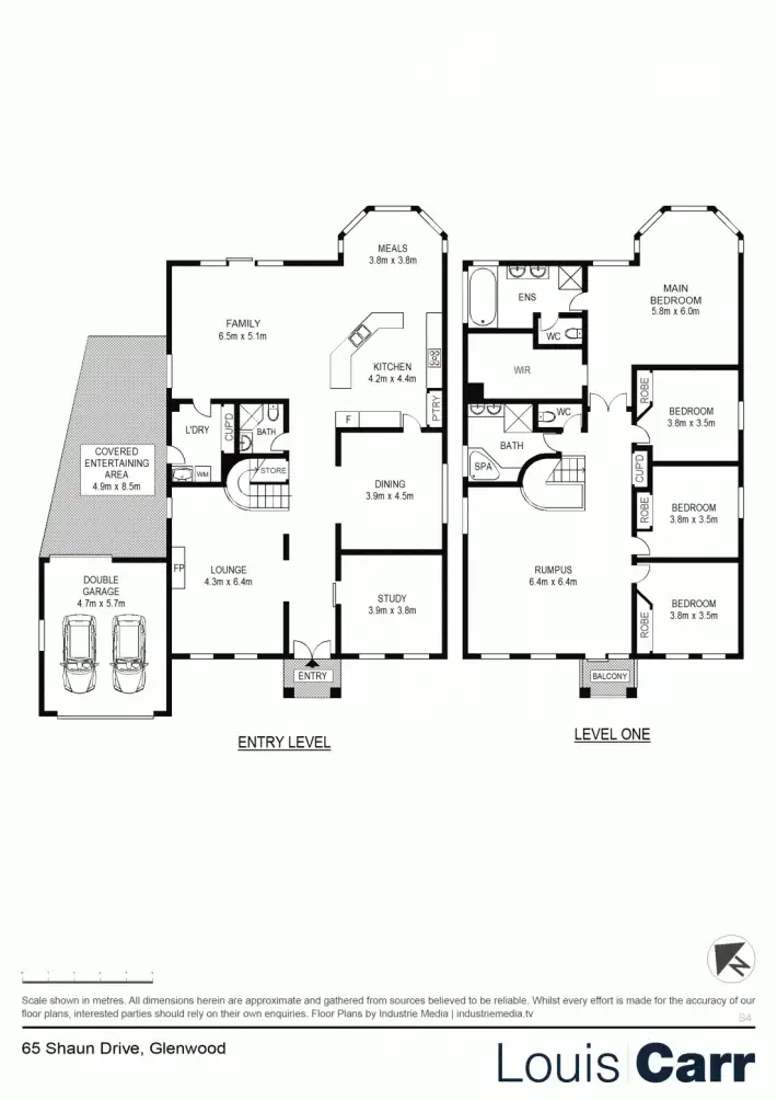 Floorplan of Homely house listing, 65 Shaun Street, Glenwood NSW 2768