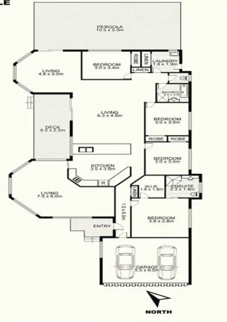 Floorplan of Homely house listing, 1a Belinda Place, Armidale NSW 2350