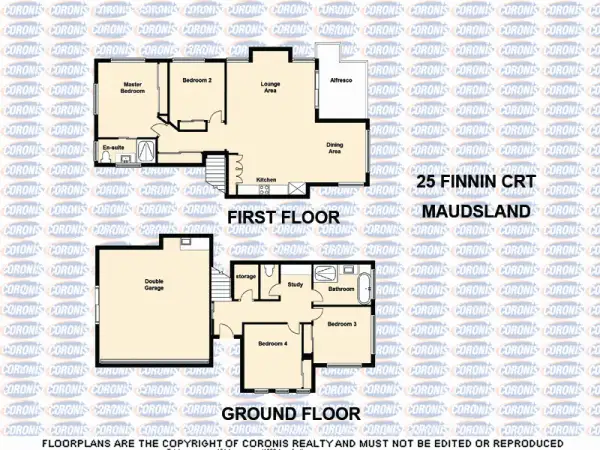 Floorplan of Homely house listing, 25 Finnin Court, Maudsland QLD 4210