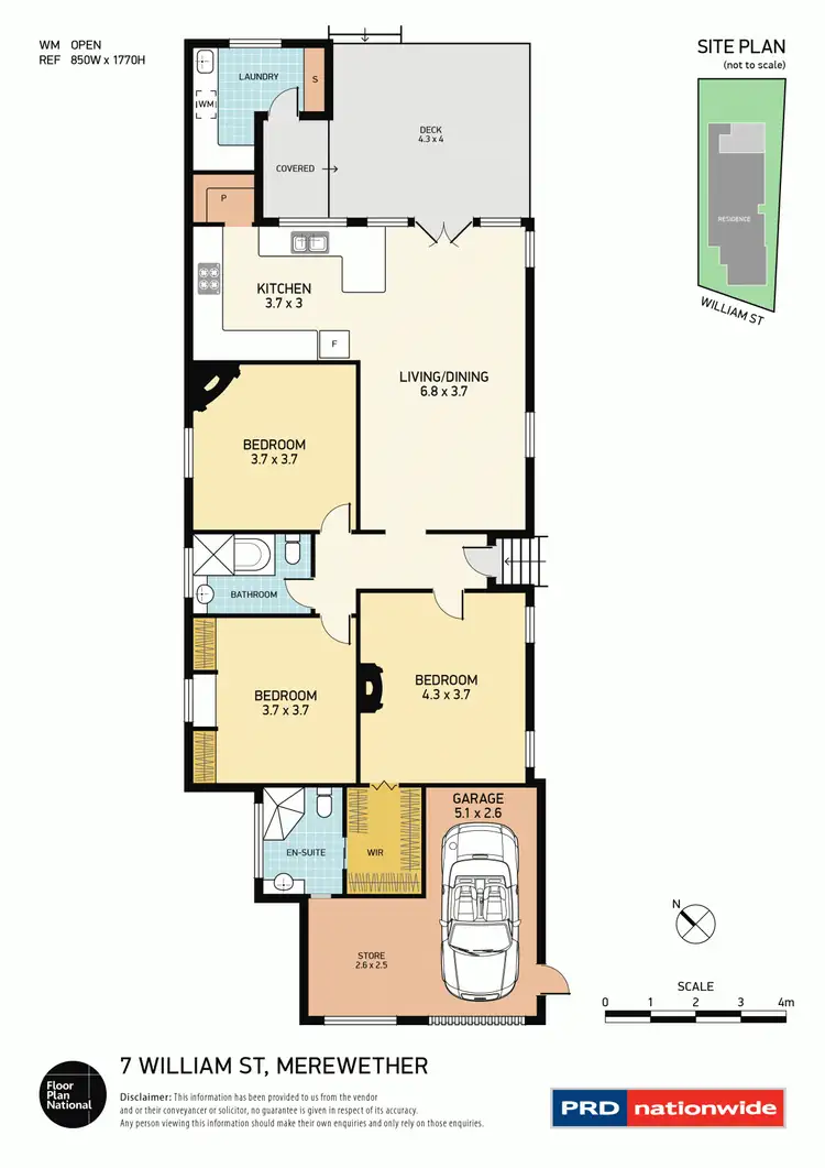 Floorplan of Homely house listing, 7 William Street, Merewether NSW 2291