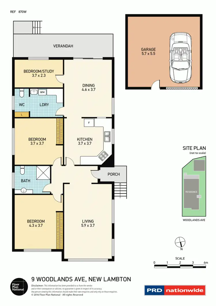 Floorplan of Homely house listing, 9 Woodlands Avenue, New Lambton NSW 2305
