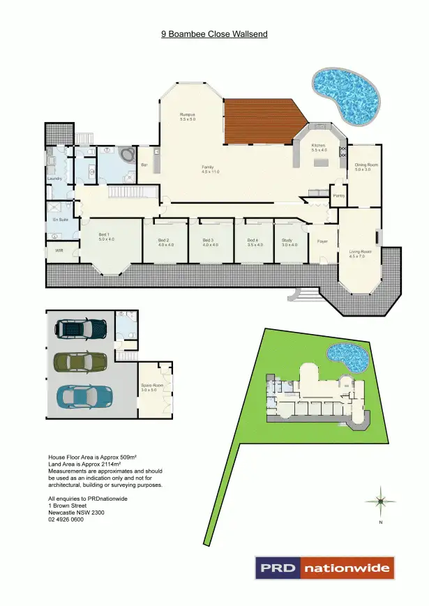 Floorplan of Homely house listing, 9 Boambee Close, Wallsend NSW 2287