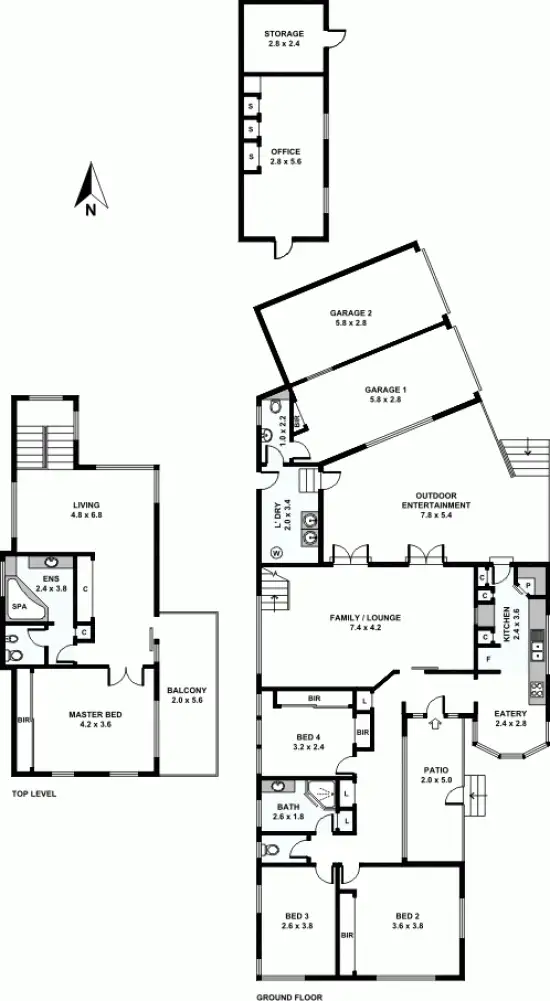 Floorplan of Homely house listing, 1 Epping, Kedron QLD 4031