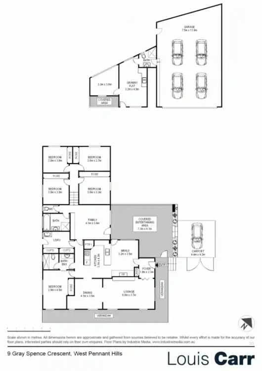 Floorplan of Homely house listing, 9 Gray Spence Crescent, West Pennant Hills NSW 2125