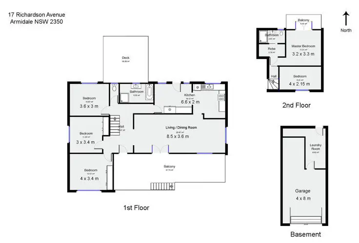 Floorplan of Homely house listing, 17 Richarson Avenue, Armidale NSW 2350
