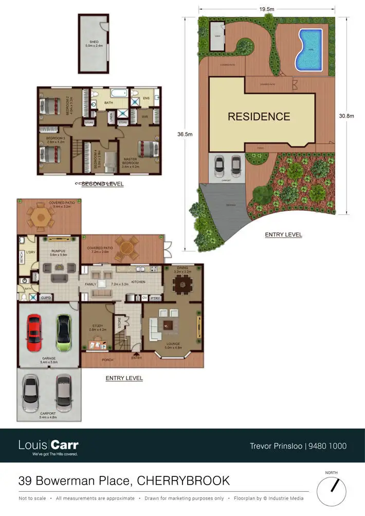 Floorplan of Homely house listing, 39 Bowerman Place, Cherrybrook NSW 2126