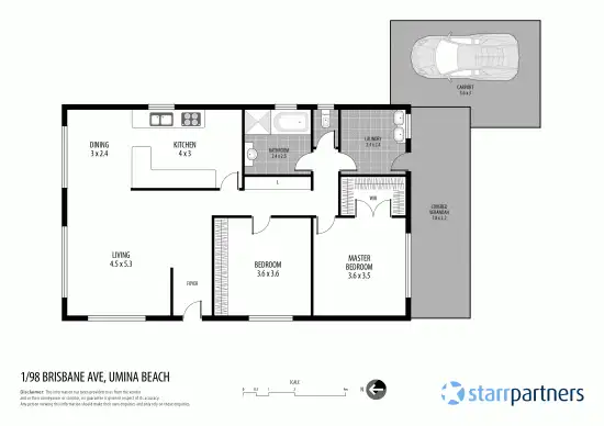 Floorplan of Homely house listing, 1/98 Brisbane Avenue, Umina Beach NSW 2257