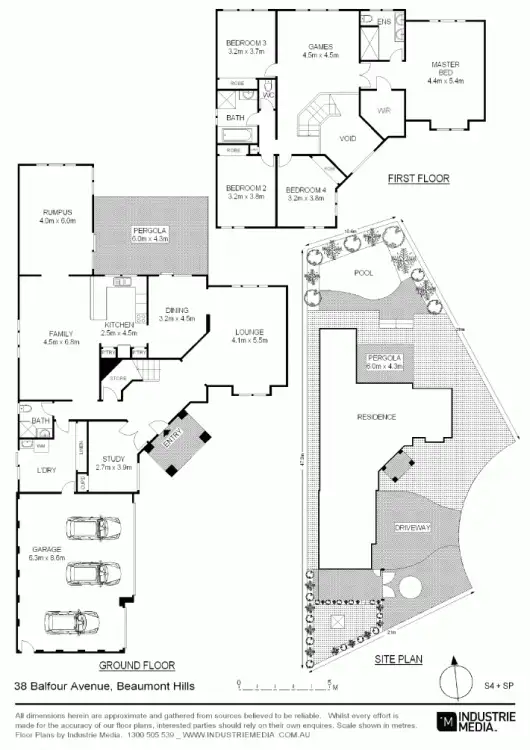 Floorplan of Homely house listing, 38 Balfour Avenue, Beaumont Hills NSW 2155