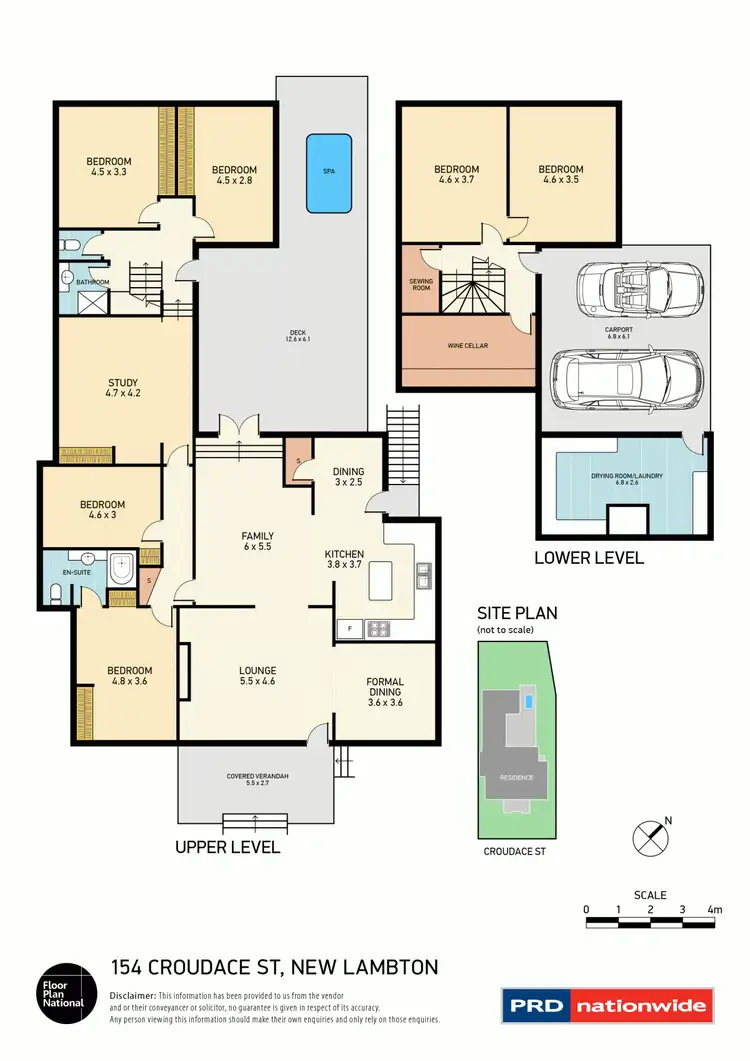 Floorplan of Homely house listing, 154 Croudace Street, New Lambton NSW 2305