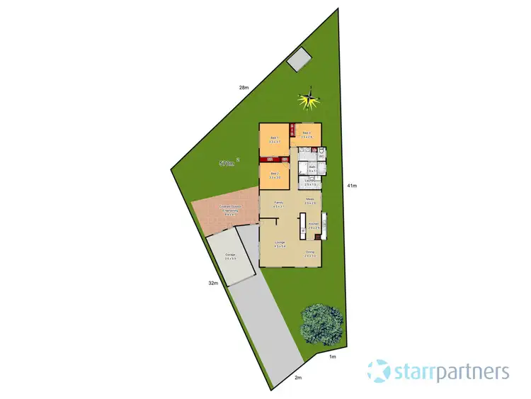 Floorplan of Homely house listing, 17 Wimbow Place, South Windsor NSW 2756