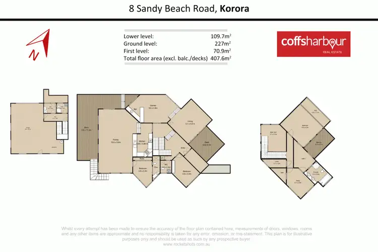 Floorplan of Homely house listing, 8 Sandy Beach Road, Korora NSW 2450