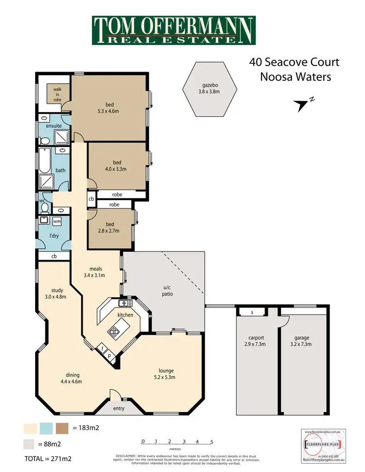 Floorplan of Homely house listing, 40 Seacove Court, Noosa Waters QLD 4566